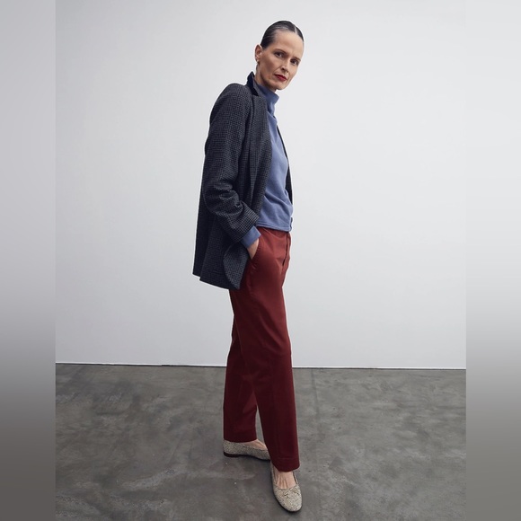 ❌SOLD ❌NWT Madewell Paperbag Tapered Pants in Red Rust - 4 - Picture 5 of 10